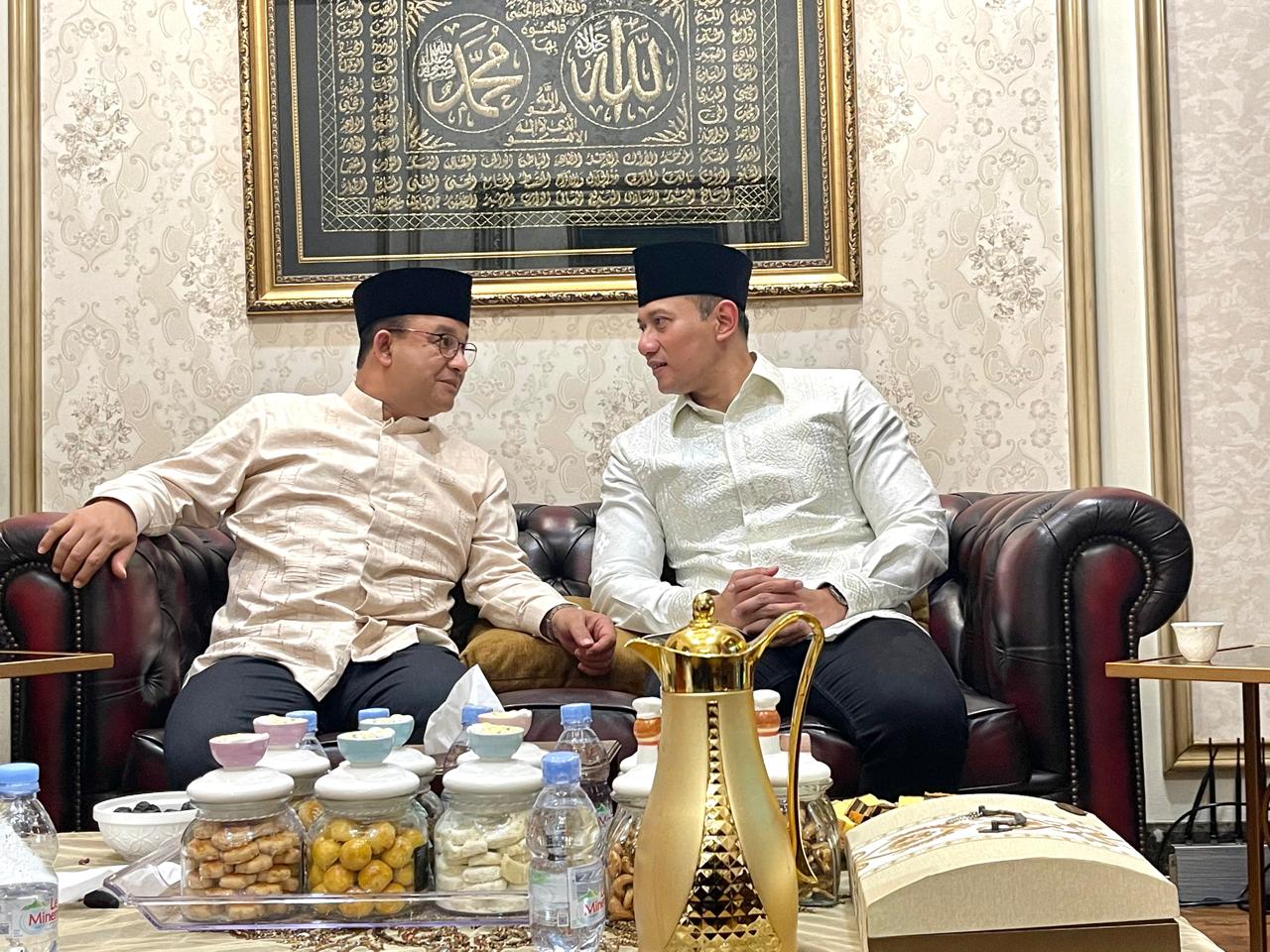 Silaturahmi Lebaran Bersama Anies dan Habib Salim Segaf, AHY: Terima Kasih Sambutan Hangatnya