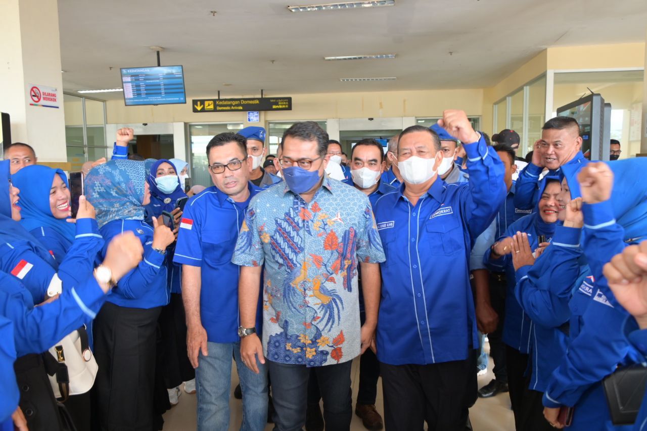 Tiba di Aceh, Teuku Riefky Disambut Para kader dan Simpatisan