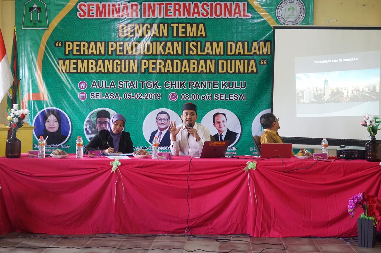 Isi Seminar Internasional, Senator Fachrul Razi : Pendidikan Islam Sebagai Solusi Kebangkitan Peradaban Islam