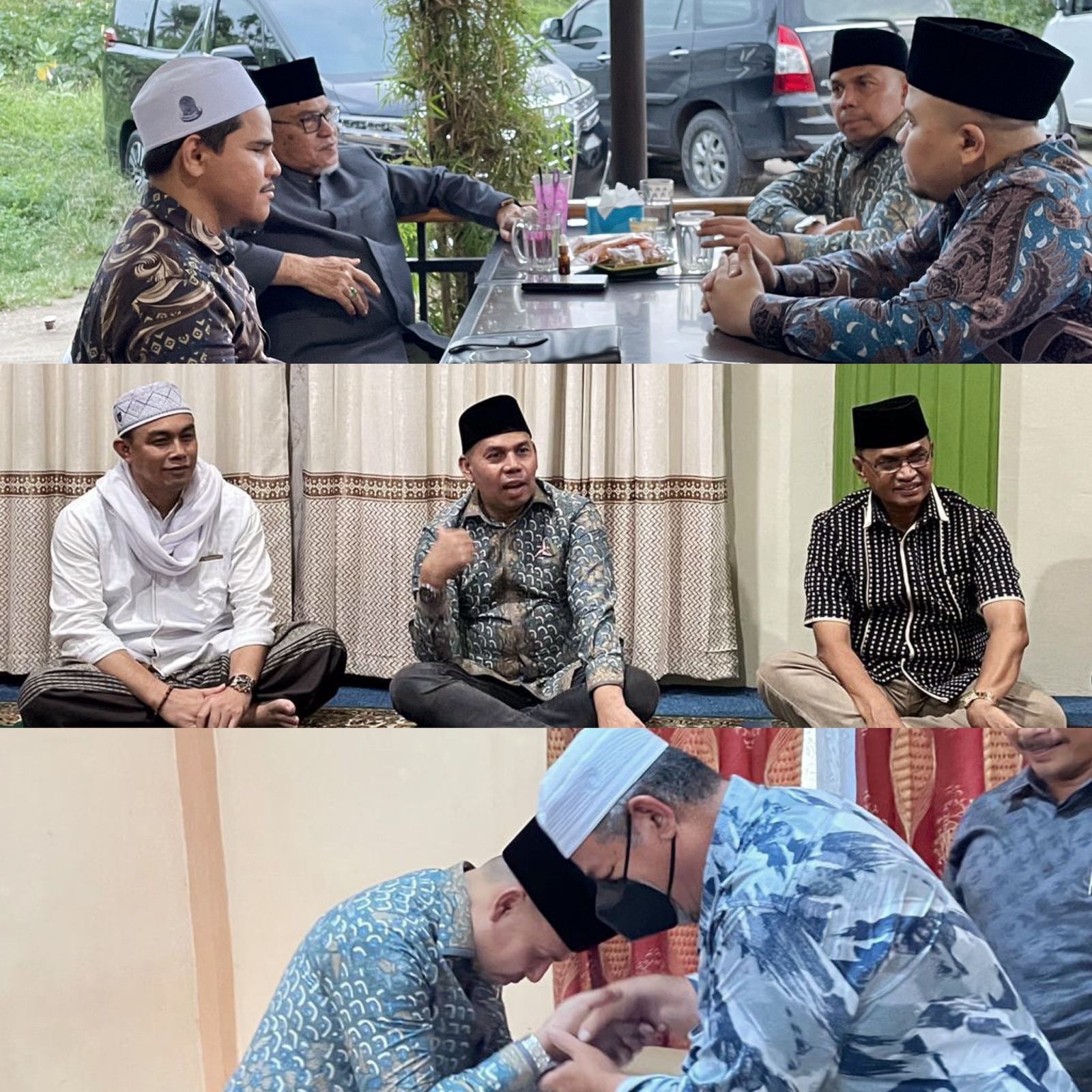 Kunjungi Ulama dan Dayah jelang Pelantikan, Ketua Demokrat Aceh: Do'a Restu Ulama Penting Bagi Kami