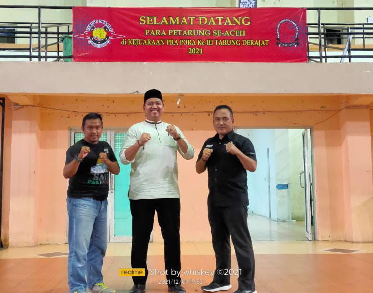 Tuanku Muhammad Beri Selamat Kepada Tim Pra PORA Tarung Derajat Kota Banda Aceh